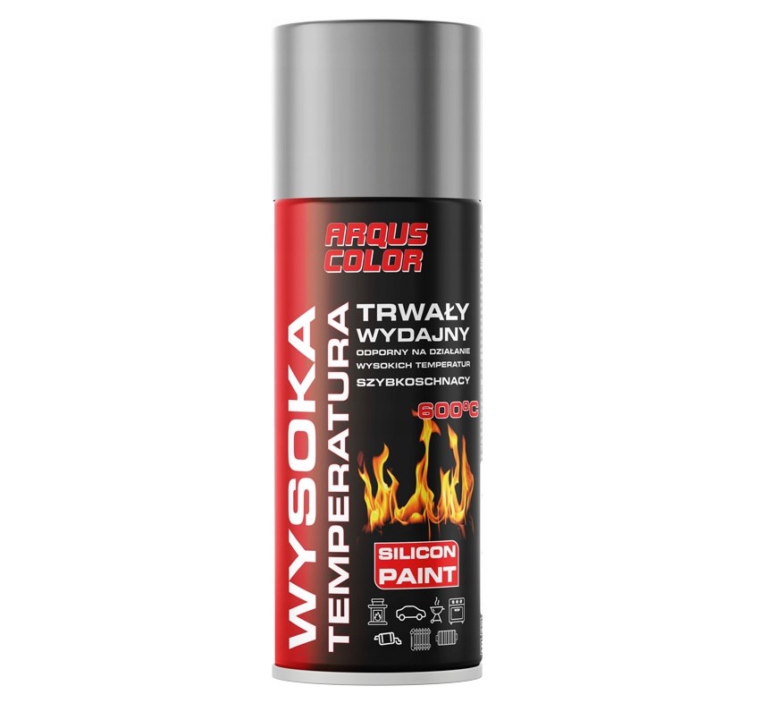 Lakier silikonowy spray 400 ml do 600 stopni C.